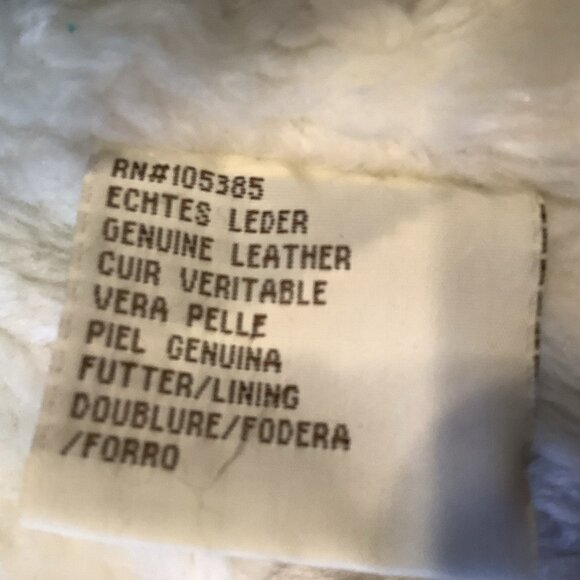 Seventy Seven 77 Blue Genuine Leather Suede Coat Sz Small Soft Lining Y2K READ - Picture 14 of 15